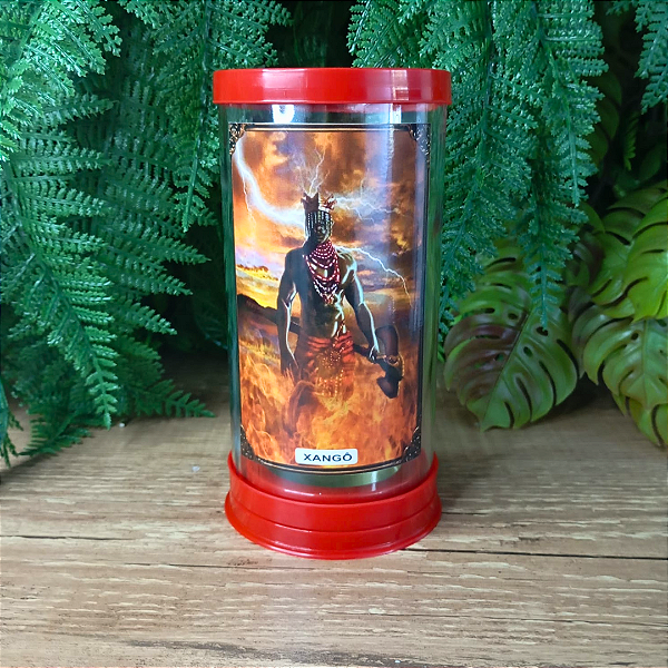 Porta Vela Sete Dias Alumínio e Vidro - Xangô