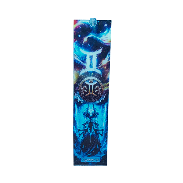 Incensário de Vidro Signo Gêmeos - 25x6cm