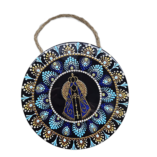 Enfeite de Parede Nossa Senhora Aparecida -  Luz dourada E