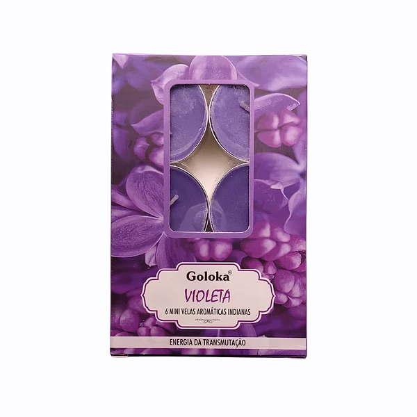 Vela Goloka Perfumada Rechaud - Violeta