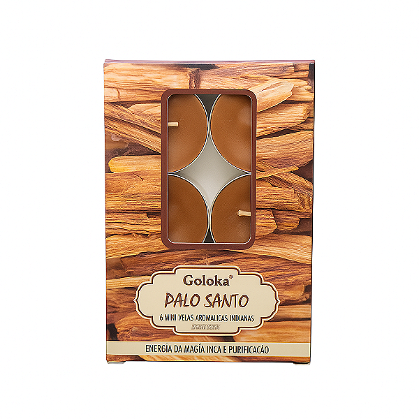 Vela Goloka Perfumada Rechaud - Palo Santo