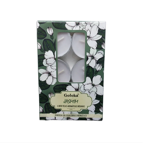 Vela Goloka Perfumada Rechaud - Jasmim