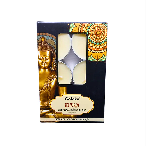 Vela Goloka Perfumada Rechaud - Budha