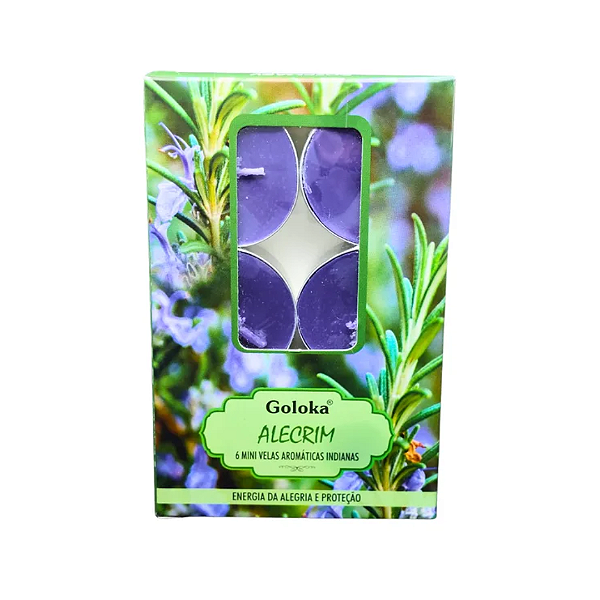 Vela Goloka Perfumada Rechaud - Alecrim