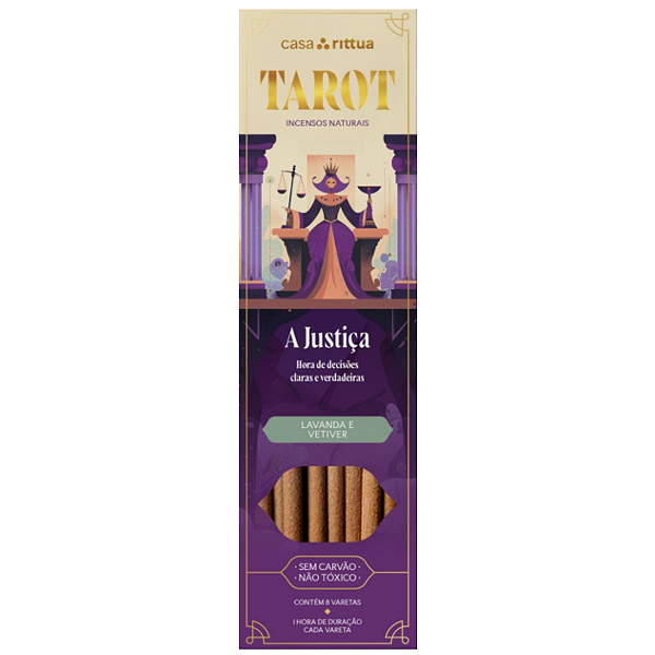 Incenso Nirvana Casa Rittua Linha Tarot - Justiça