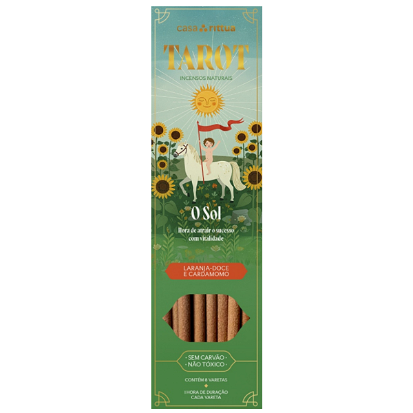 Incenso Nirvana Casa Rittua Linha Tarot - Sol