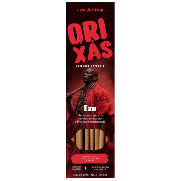 Incenso Nirvana Casa Rittua Linha Orixás - Exu