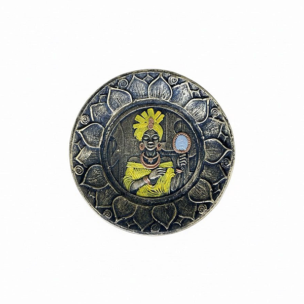 Incensário Orixá Resina Oxum com 11cm