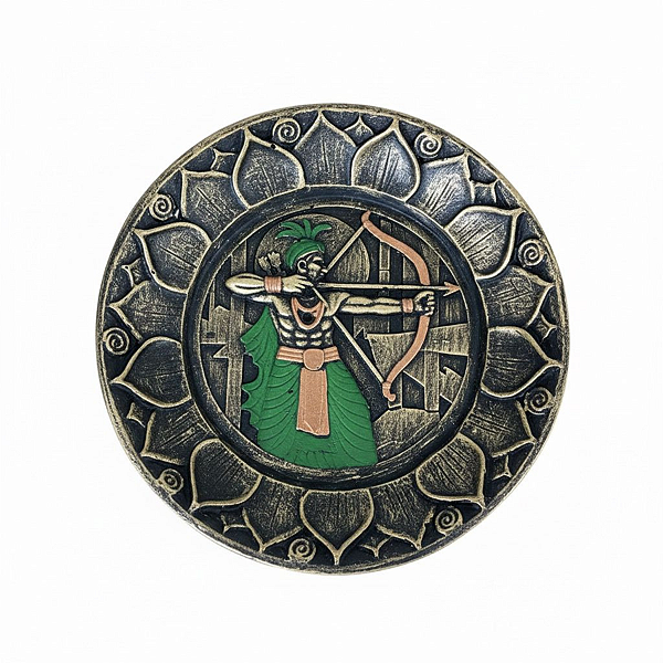 Incensário Orixá Resina Oxossi com 11cm