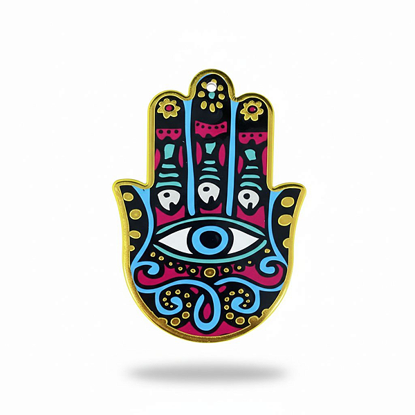 Enfeite de Parede Proteção Mão Hansá Porcelana Peixes