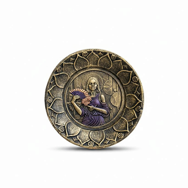 Incensário Orixá Resina Maria Mulambo com 11cm