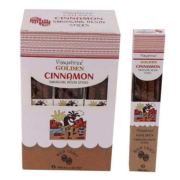 Box Incenso Vijayshree Golden Indiano Massala - Cinnamon
