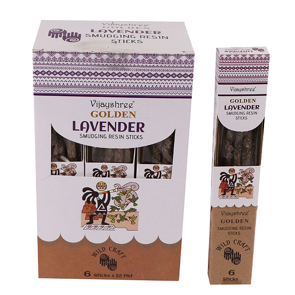 Box Incenso Vijayshree Golden Indiano Massala - Lavander