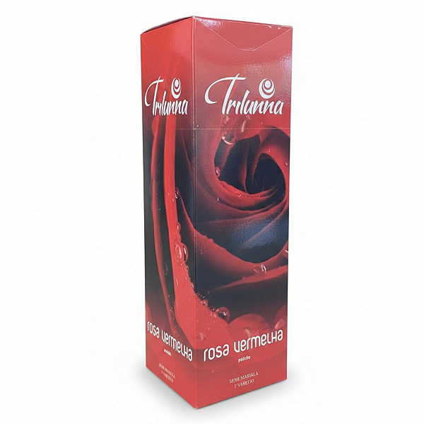 Box Incenso Semi Massala Trilunna Rosa Vermelha