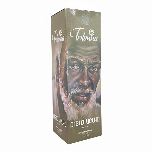 Box Incenso Semi Massala Trilunna Preto Velho