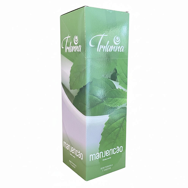 Box Incenso Semi Massala Trilunna Manjericão