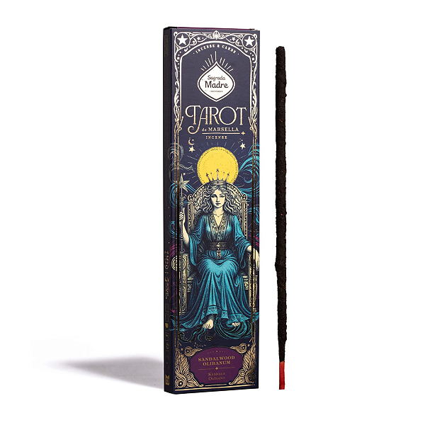 Incenso Sagrada Madre Tarot de Marselha - Sândalo e Olíbano