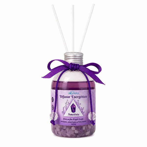 Difusor de Varetas Energético com Ametista - 250ml
