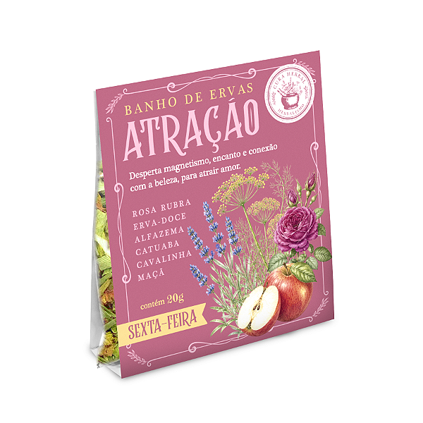 Linha Banho Semanal de 20g Atração - Sexta-Feira