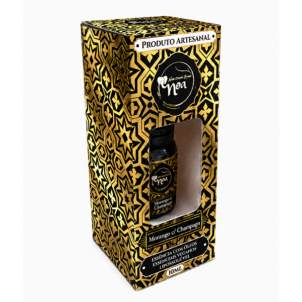 Essência Aromática NOA - Aroma Morango c/ Champagne 10ml