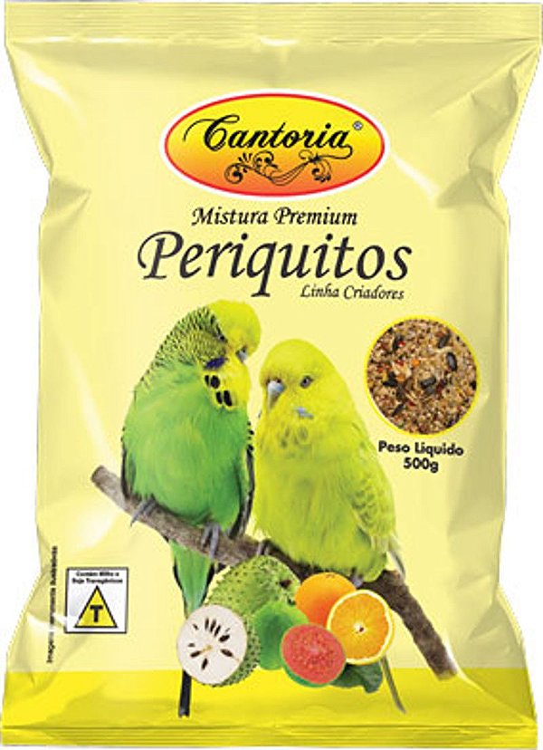 Mistura Premium para Periquito- Cantoria 500g