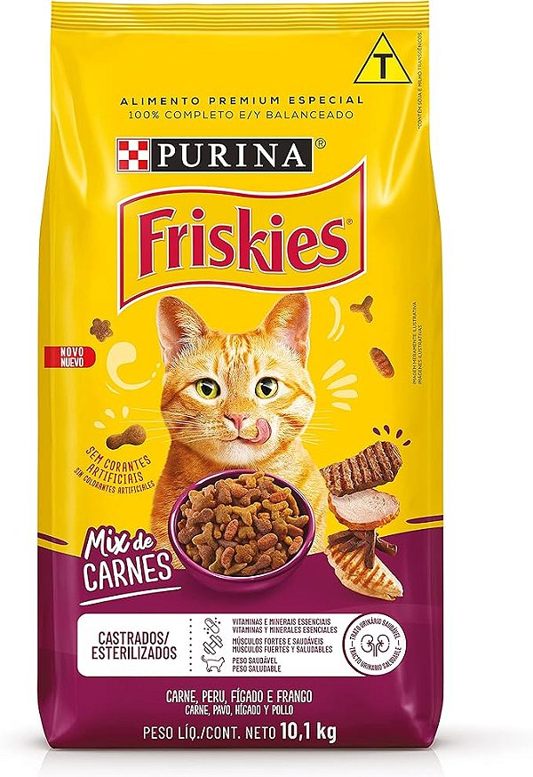 Ração Friskies Seleção Saborosa Mix de Carnes