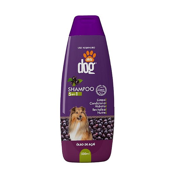 Shampoo Afeto Dog 5 em 1 óleo