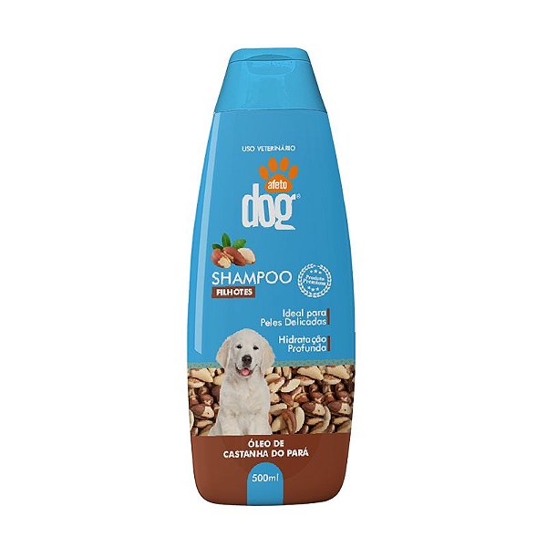 Shampoo Afeto Dog Filhotes óleo de Castanha do Pará 500ml