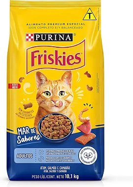 Ração Friskies gatos adultos peixes – Mar de sabores