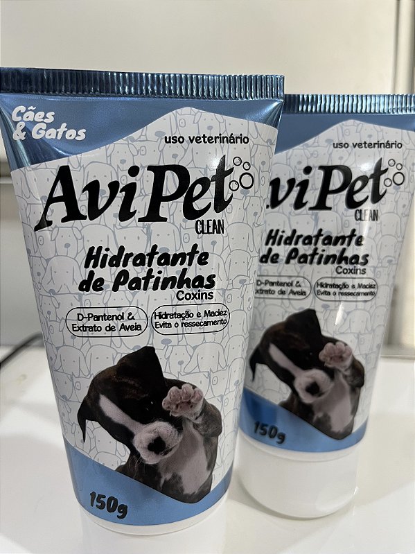 Hidratante de Patinhas  Cães e Gatos coxins AviPet Clean