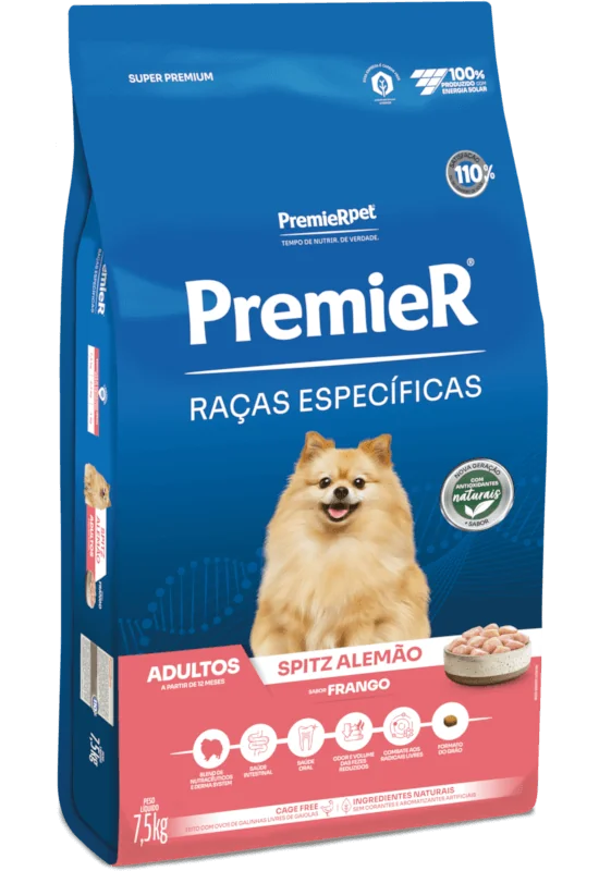 PremieR Raças Específicas cães adultos Spitz Alemão Frango