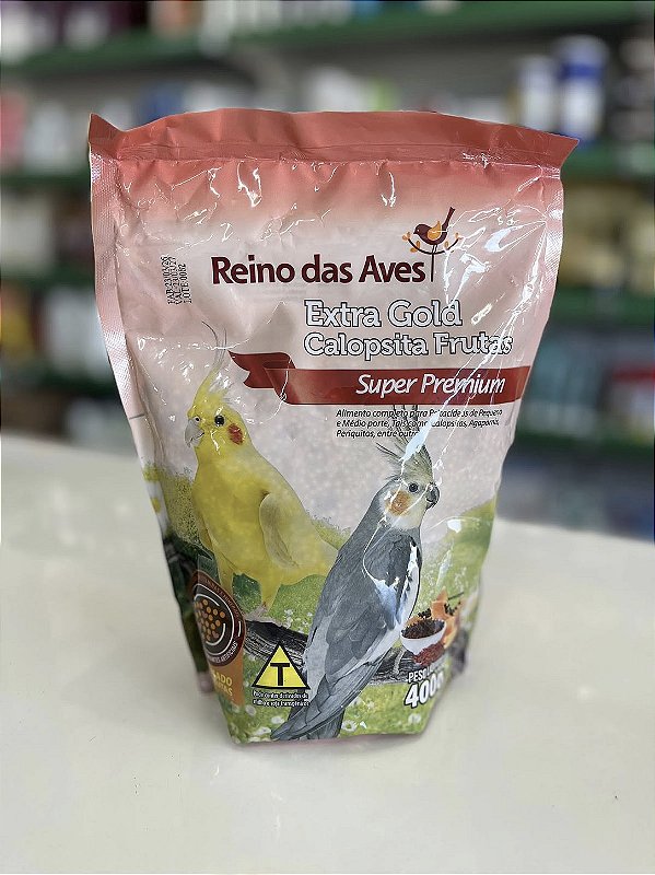 Extra Gold Calopsita Frutas 400g