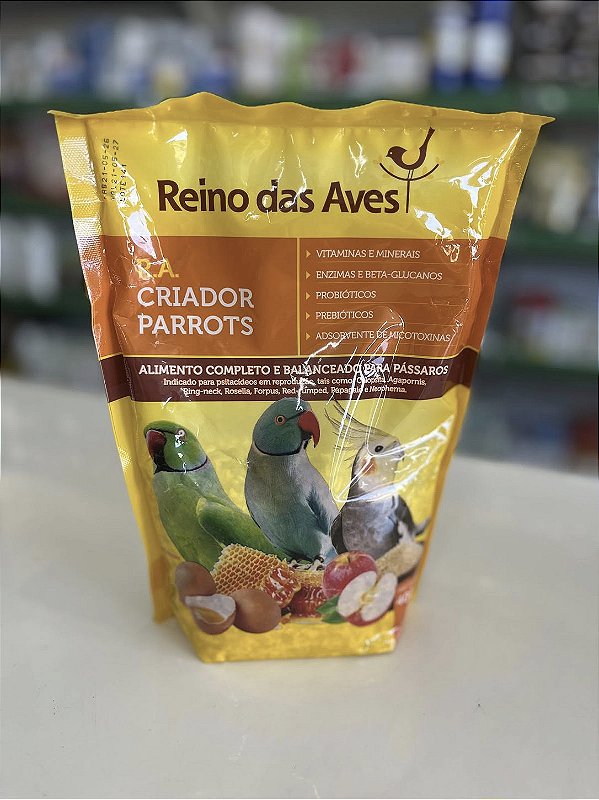 Ração R.A Criador Parrots 400g para Psitacídeos