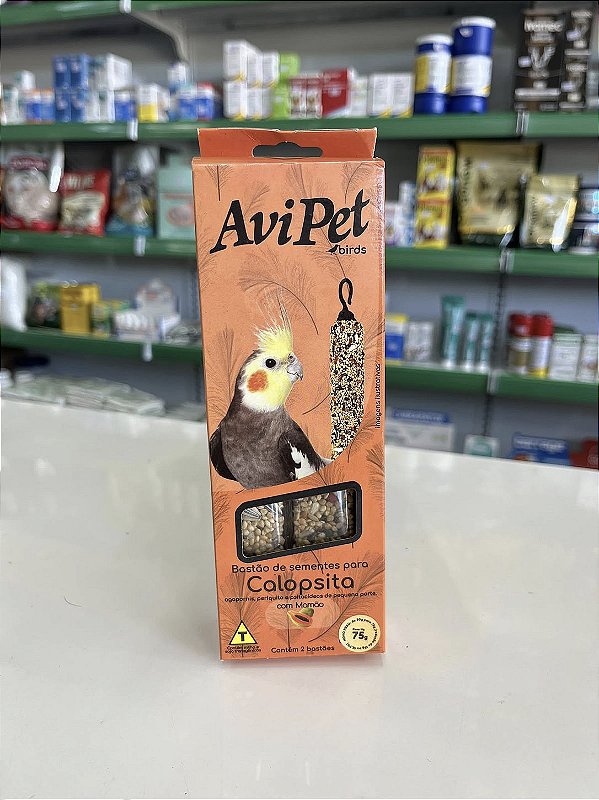 Bastão de Sementes AviPet Calopsita Mamão