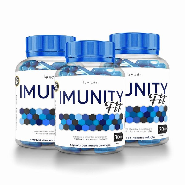 Imunity Fit • 30caps • 700mg • 03 unidades