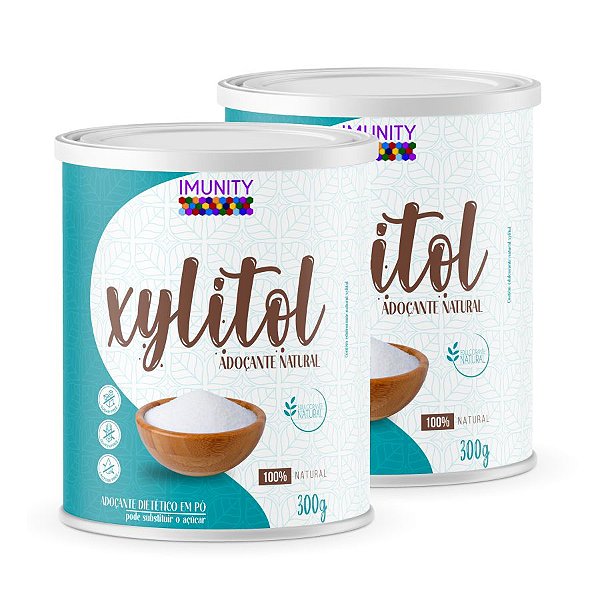 Xylitol  • Adoçante dietético em pó • 300g • 02 unidades
