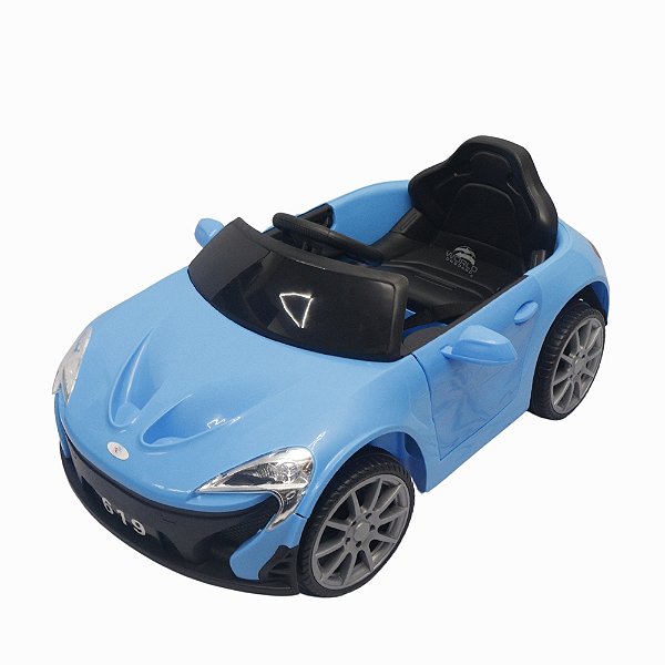 Carro Elétrico Infantil Mini Ml 6v Com Controle Remoto, Entrada Usb, Luzes e Músicas Unitoys