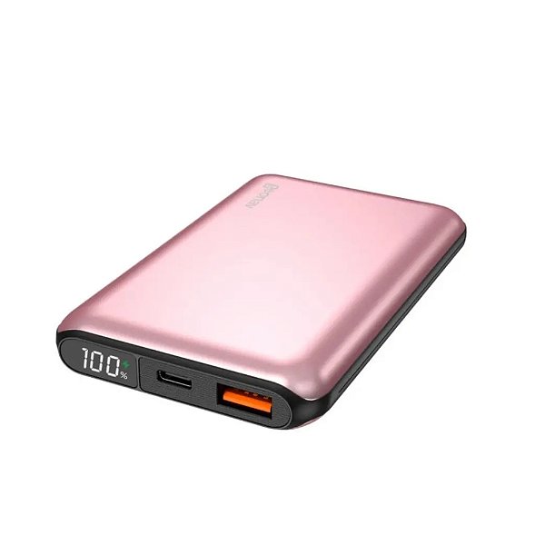 Carregador Portátil Universal 10.000mah, Usb-a (até 18w) + Usb-c (até 20w), Compacto, Carregamento Rápido Geonav