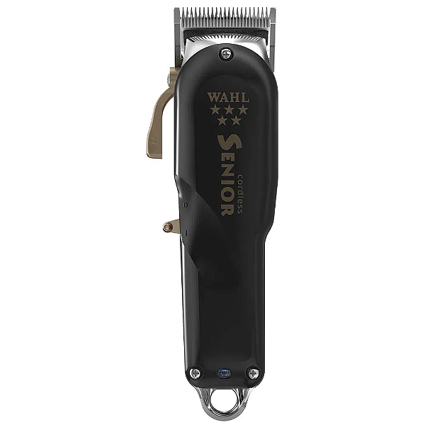 Máquina de Corte Sem Fio Senior Cordless Wahl Íons de Lítio Preto Bivolt