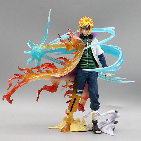 Estátua Minato Namikaze Manto da Kurama com 2 Cabeças (26 CM) - Lc Games  Digitais