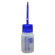 PISSETA PLASTICO 125ML BICO RETO AZUL