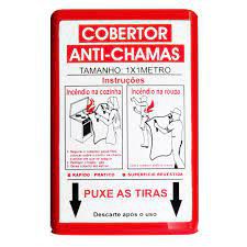 COBERTOR ANTICHAMAS TAMANHO 1 X 1 METROS