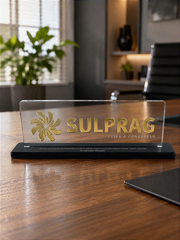 Troféu Personalizado em Acrílico