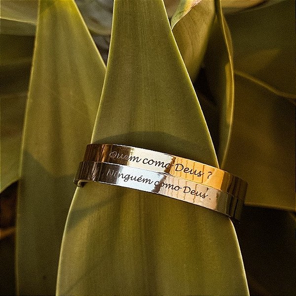 BRACELETE QUEM COMO DEUS?