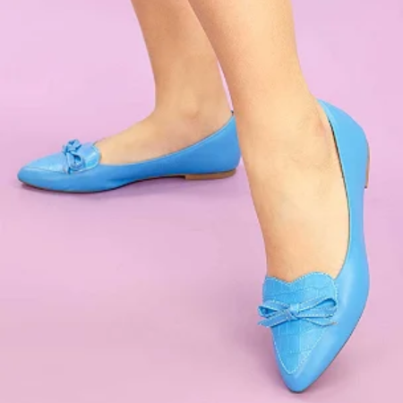 Sapatilha Azul Ciano