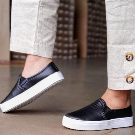 Tenis Slip On Preto
