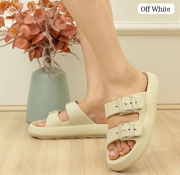 Chinelo Birken Papete NUVEM Off White