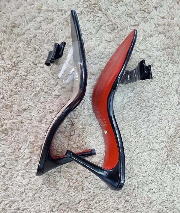 Tamanco Metalizado Vinil Laço