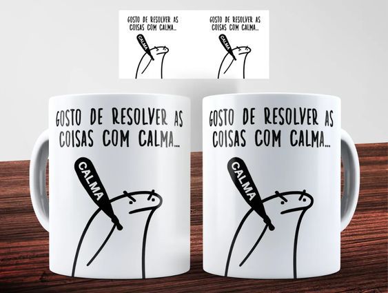 Caneca de Porcelana - Flork