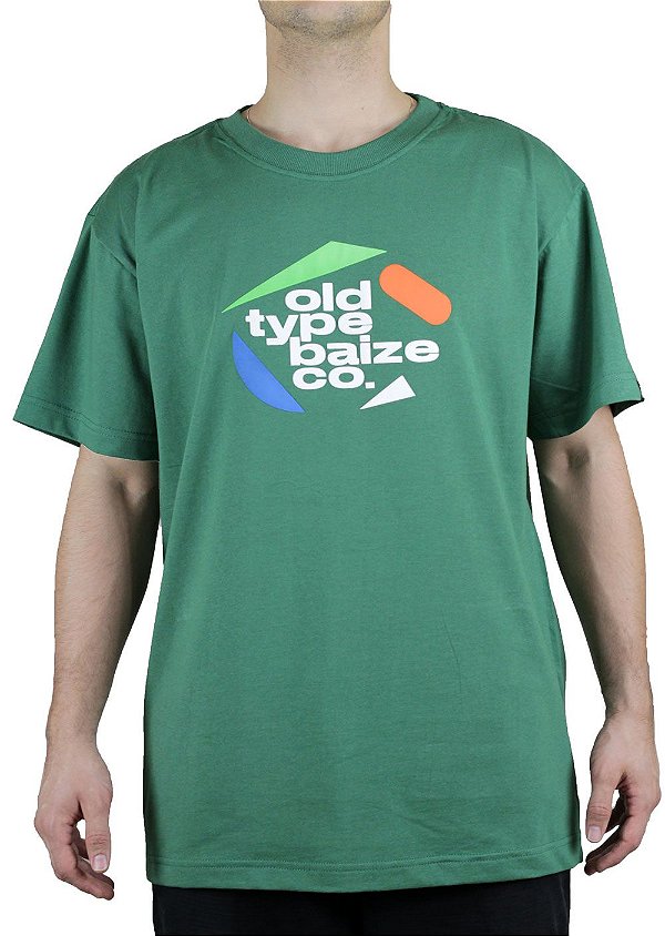 Camiseta old type verde